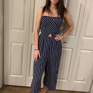 Blue jumpsuit